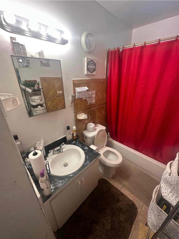 Bathroom after
