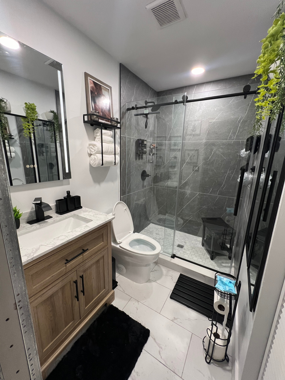Bathroom before