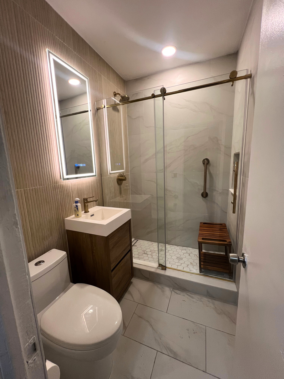 Bathroom after
